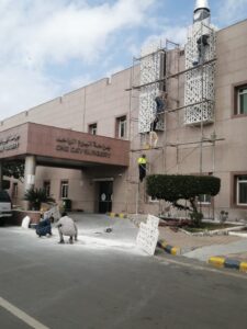 تصميم وتنفيذ المكاتب الادارية لمبنى الخدمات بمستشفى الملك فيصل بالطائف (3)